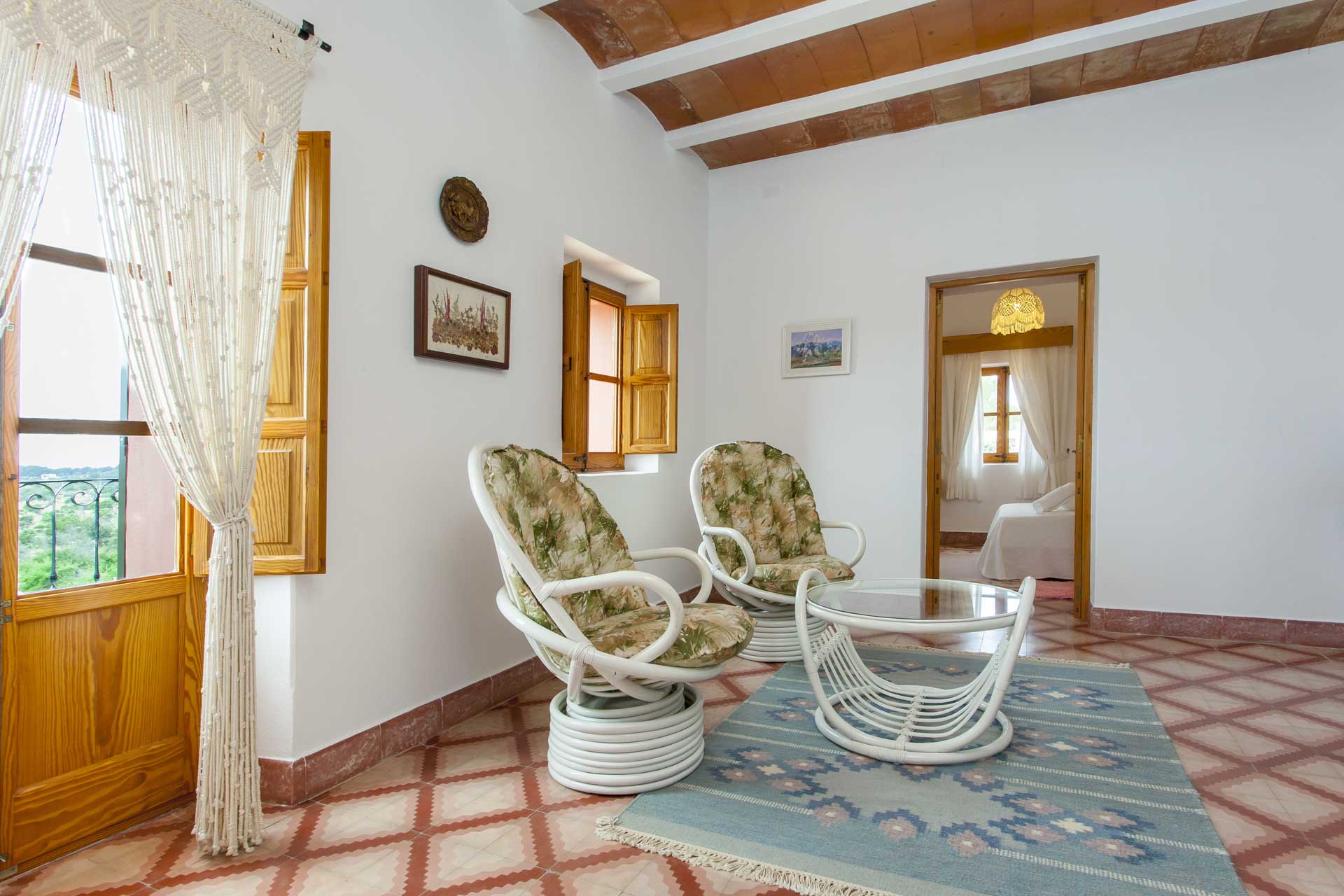 Landing room in a house of Ibiza